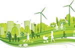Sustainable Green City. EPS 10.