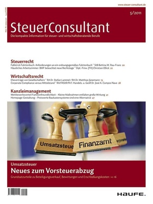 SteuerConsultant Ausgabe 5/2011 | SteuerConsultant