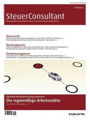 SteuerConsultant Ausgabe 7/2012 | SteuerConsultant