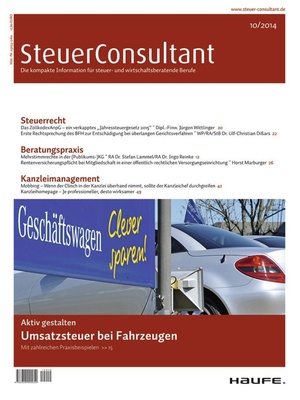 SteuerConsultant 10/2014 | SteuerConsultant