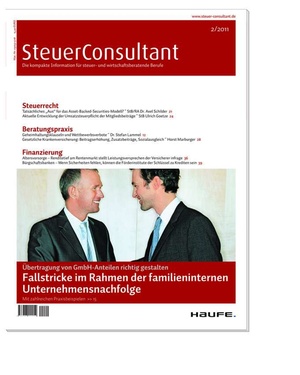 SteuerConsultant Ausgabe 2/2011 | SteuerConsultant