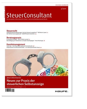 SteuerConsultant Ausgabe 3/2011 | SteuerConsultant