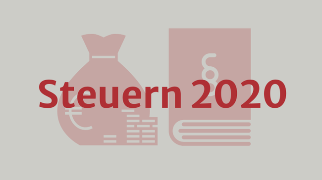 Steueranderungen 2020 Steuern Haufe