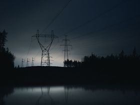 Stromversorgung Dunkelheit Nacht Stromausfall