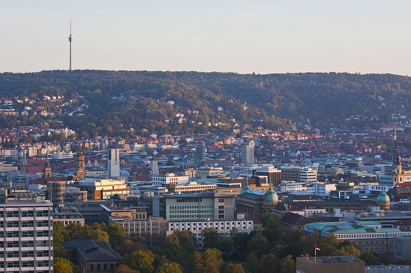 Stuttgart - Stadtansicht Skyline