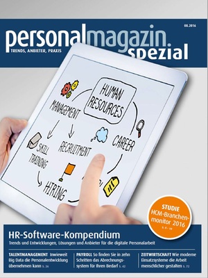 HR-Software-Kompendium mit HCM-Branchenmonitor 2016