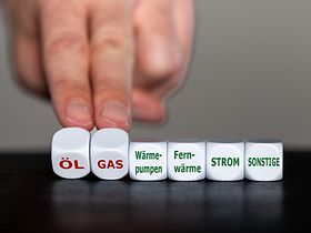 Symbol Tausch Öl- / Gasheizung alternative Energiequellen