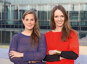 Tandemploy: Anna Kaiser (li.i.B.) und Jana Tepe