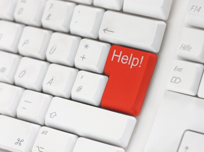 Tastatur mit Help-Taste