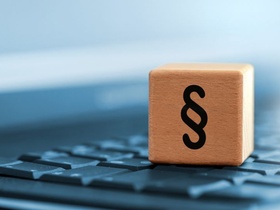 Tastatur Paragraf Holzwürfel