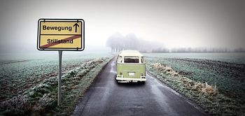 Bus Bully Schild Straßenschild Bewegung Stillstand