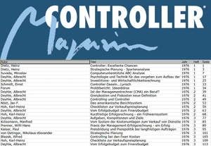 Controller Magazin: Thementafel ermöglicht Recherche