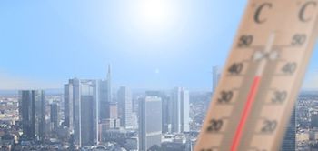 Thermometer Stadt City Klima Klimawandel