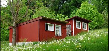Tiny House grüne Wiese