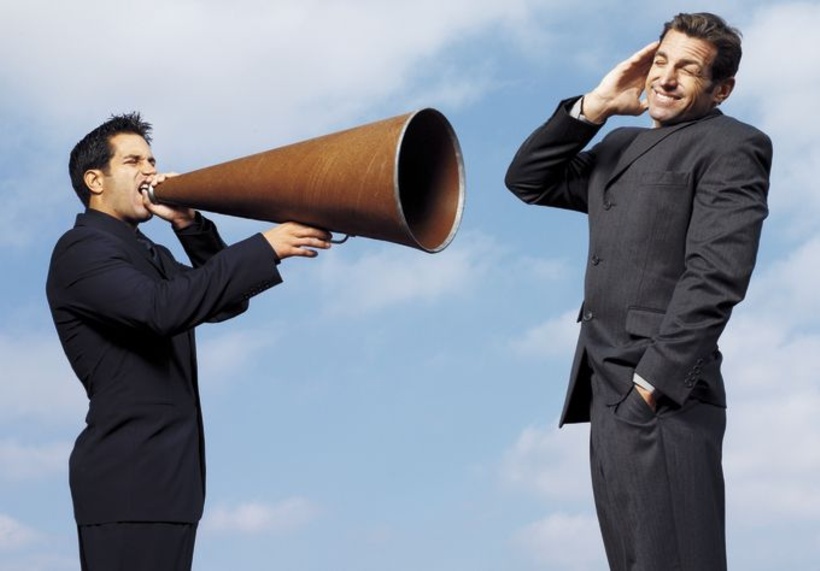 Tipp 4: Sprechen Sie, bevor Sie schreien.