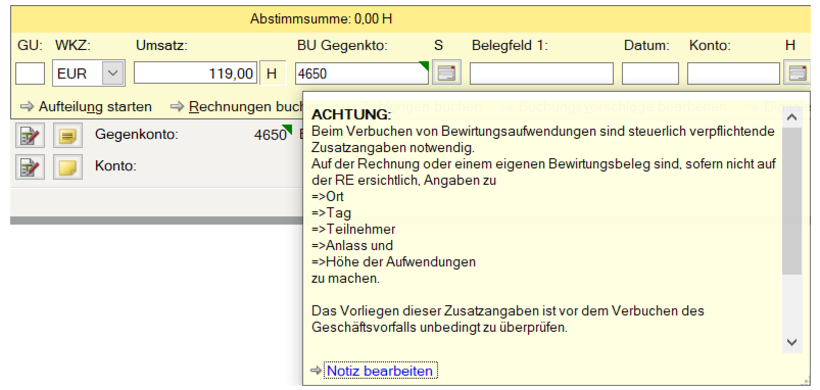 Top-Thema Bewirtung: Abb. 6