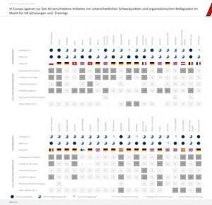 Marktübersicht über 40 europäische Anbieter von VR-Trainings