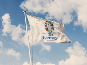 November 29, 2023, Brazil. In this photo illustration the UEFA European Football Championship (EURO