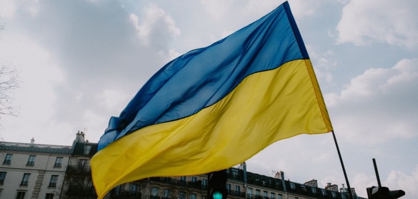 Ukraine Flagge
