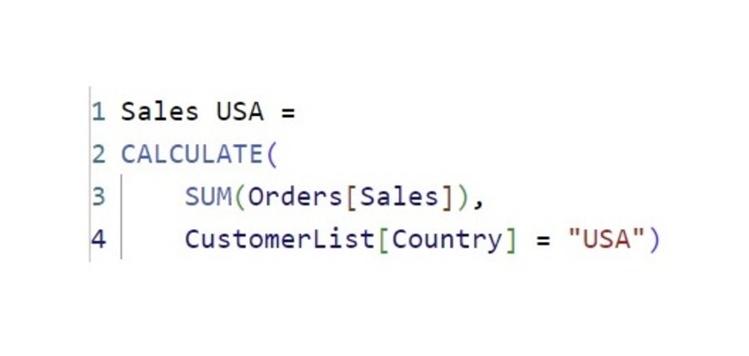 Umsatzberechnung mit Measure