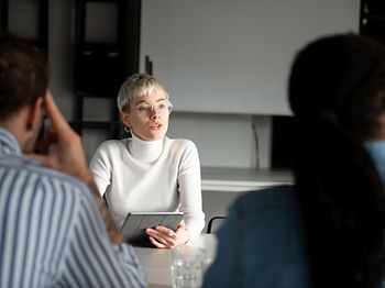Unternehmensberatung junge Frau