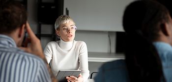 Unternehmensberatung junge Frau