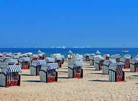 Urlaub Ostsee Strandkörbe