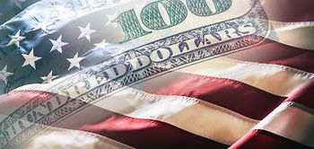 US Flagge Dollar Stars Stripes