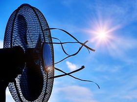 Ventilator Hitze Abkühlung