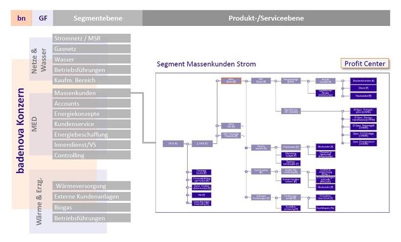 4. Schritt: Verknüpfung der Top-Ergebnisgrößen mit den operativen Kenngrößen durch Werttreiberbäume