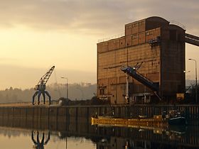 Verladehafen, Saar-Kohle-Kanal, Kleinblittersdorf, Saarland