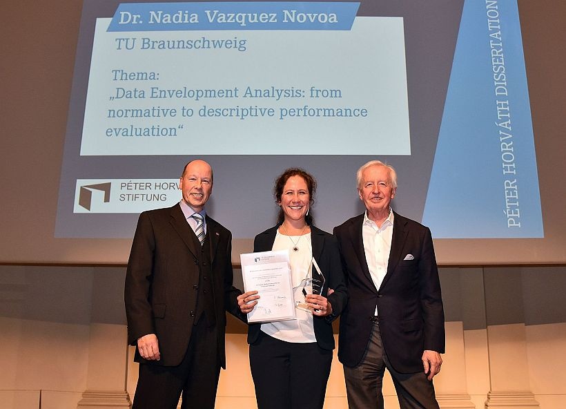 Abb. 3: Verleihung des Dissertationspreises der Péter-Horváth-Stiftung 2017