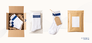 Verpackung Socken