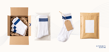 Verpackung Socken