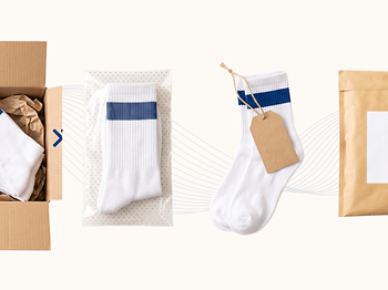 Verpackung Socken