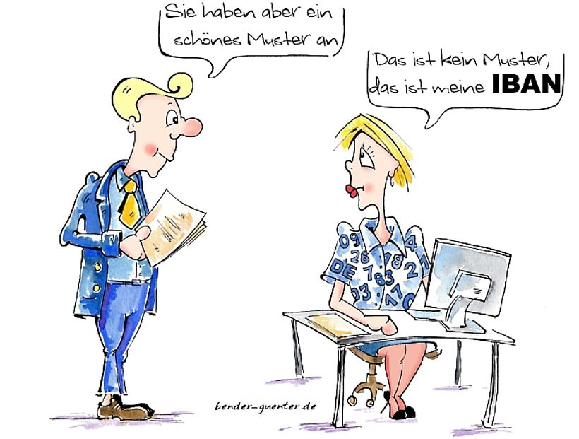Verwalter-Cartoon