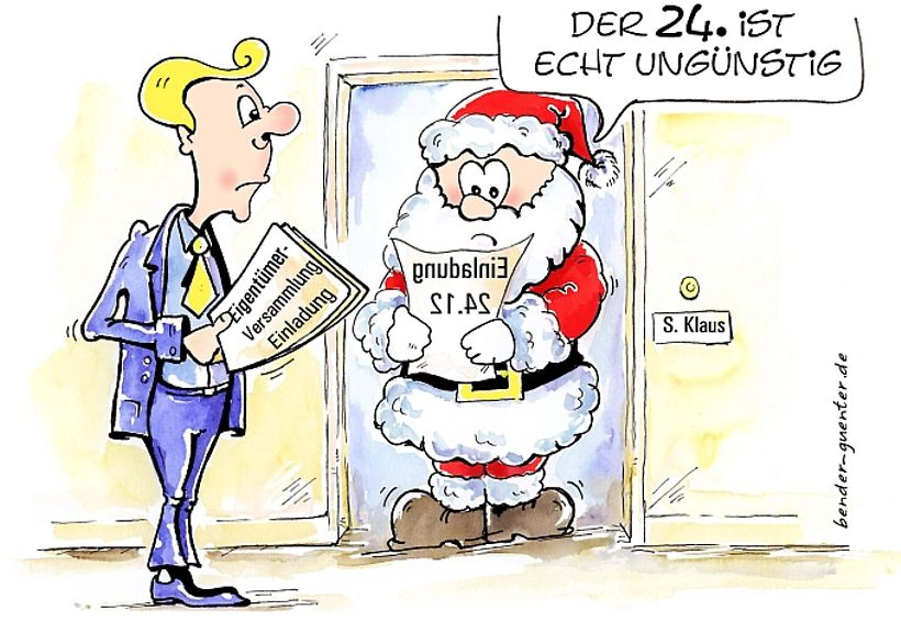 Verwalter-Cartoon