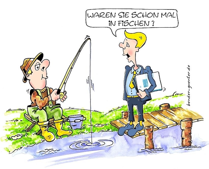Verwalter-Cartoon