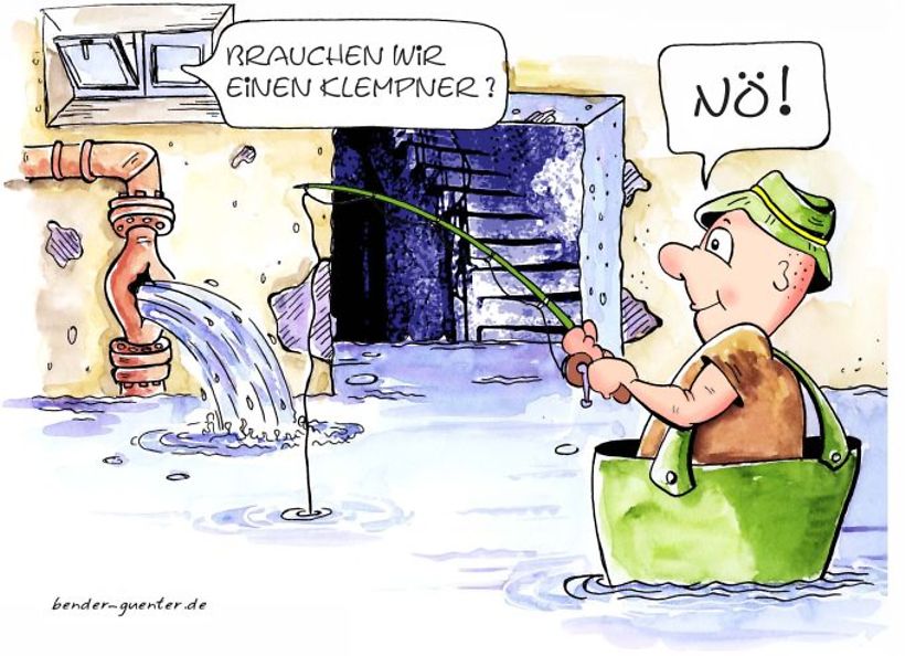 Verwalter-Cartoon