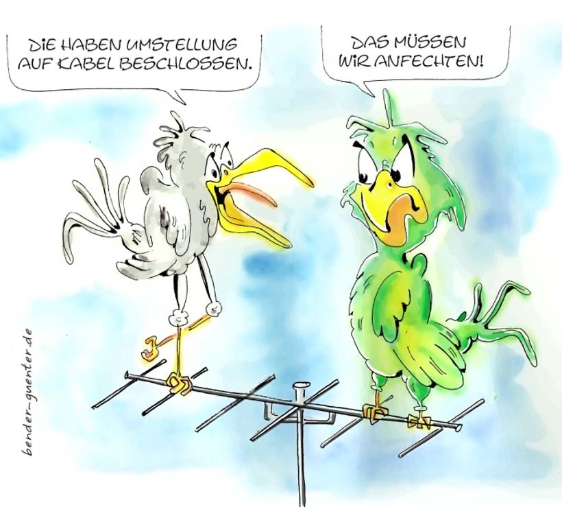 Verwalter-Cartoon