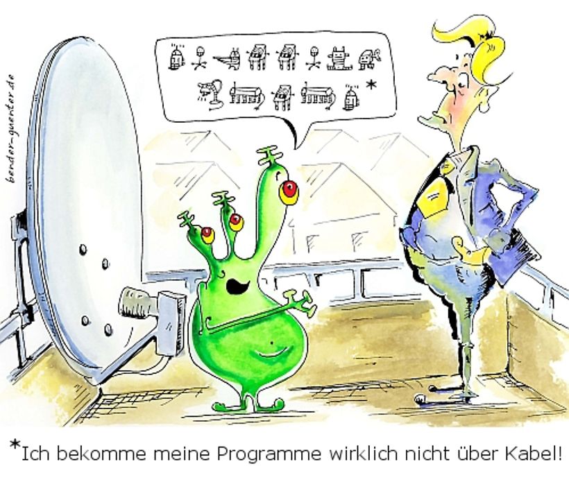 Verwalter-Cartoon