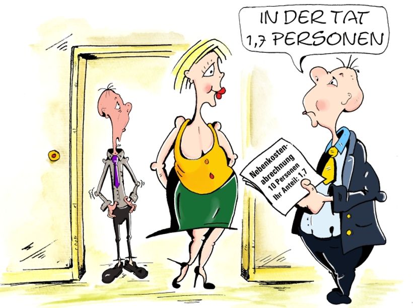 Verwalter-Cartoon
