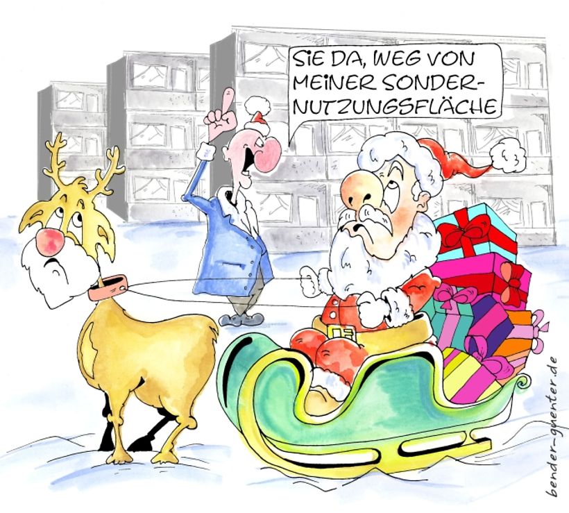 Verwalter-Cartoon