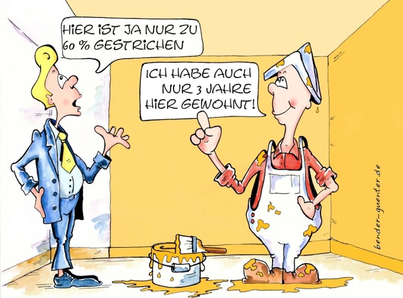 Verwalter-Cartoon
