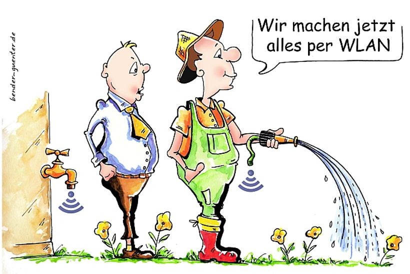 Verwalter-Cartoon