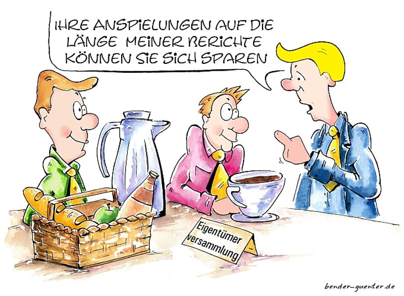 Verwalter-Cartoon