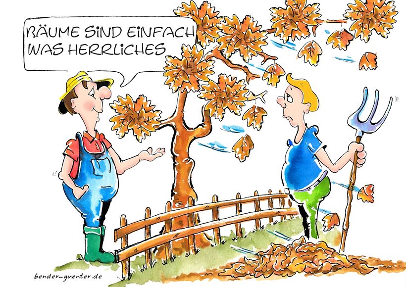 Verwalter-Cartoon
