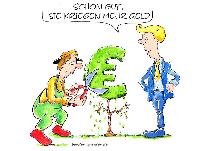 Verwalter-Cartoon