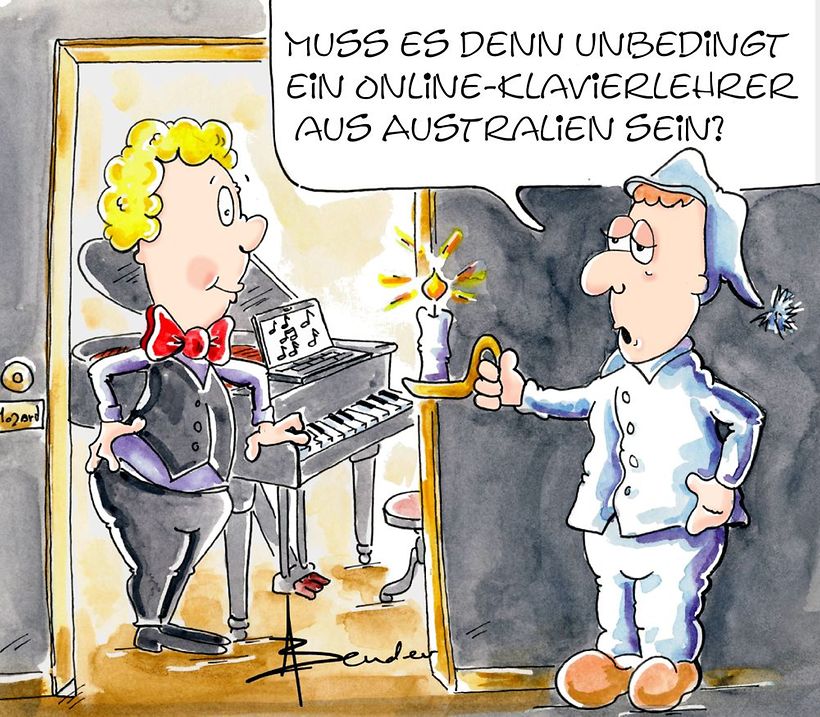 Verwalter-Cartoon
