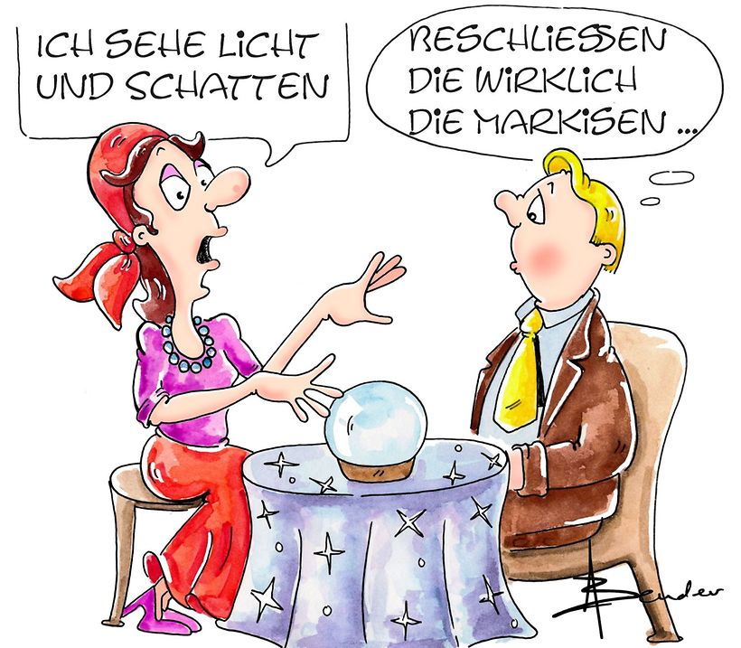 Verwalter-Cartoon
